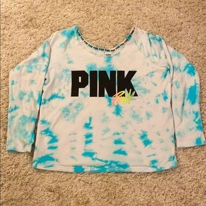 VS PINK TIE-DYE PULLOVER